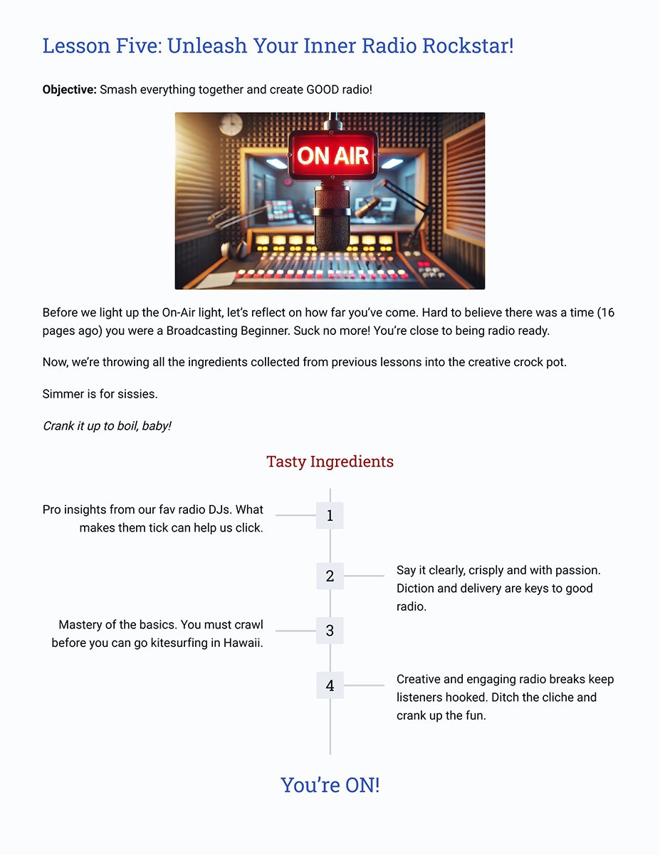 Radio DJ 101-Course Guide & Workbook - Image 4