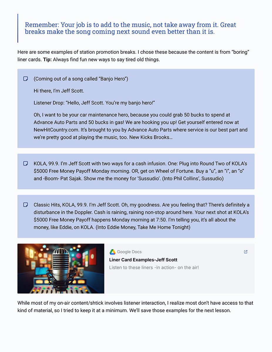 Radio DJ 101-Course Guide & Workbook - Image 5