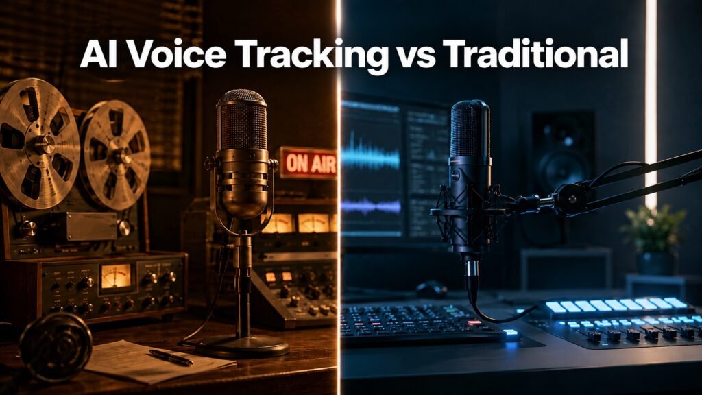 AI Voice Tracking vs Traditional